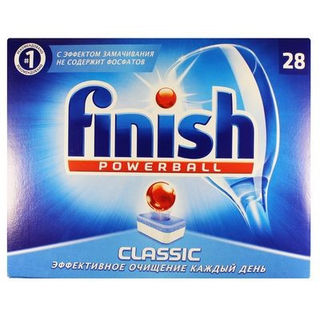 Таблетки для мытья в посудомоечных машин Финиш 28